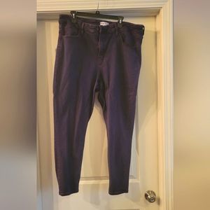 Ava & Viv 20w plus size Purple Jeggings